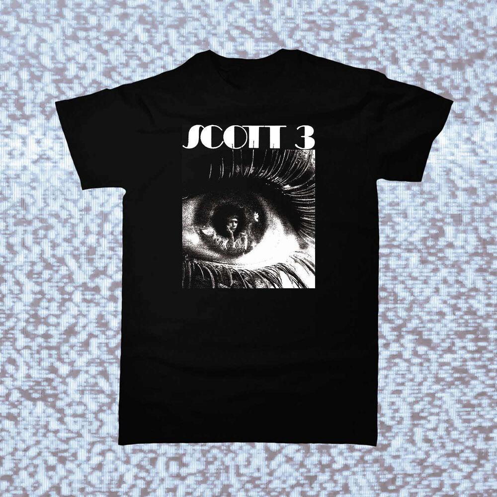 Винтажная футболка Scott Walker Scott 3 с коротким рукавом, черная, унисекс, S-234XL, NE862, унисекс XXXL