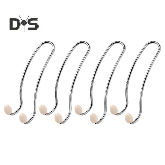 

4 шт. крючок для подголовника автомобильного сиденья из прочной нержавеющей стали, многофункциональный универсальный органайзер для крепления на спинку сиденья внедорожника, вешалка, аксессуары для салона автомобиля 4pcs бежевый