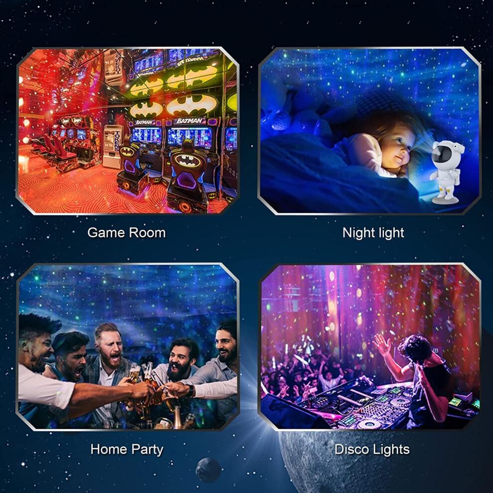 Astronaut Starry Galaxy Projector Night Light Lamp Space Nebula Star