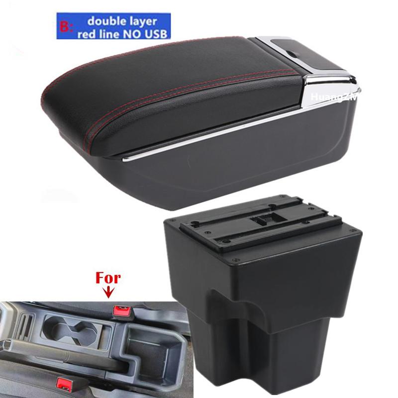For Vw Tcross Armrest Box For Volkswagen T-CROSS Car Armrest Interior Center Storage Box USB Charging Car Accessories