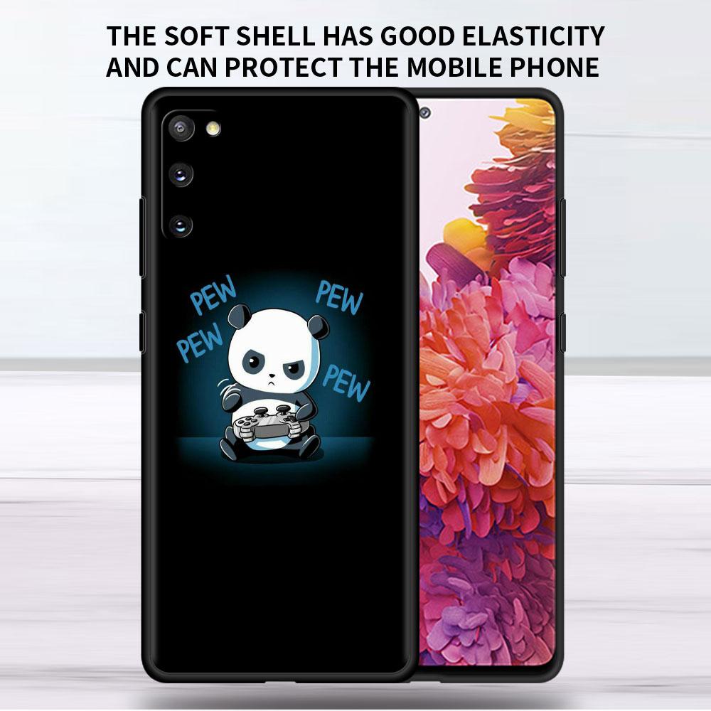 

Мягкий чехол для Samsung Galaxy Note 20 Ultra 10 Plus Lite A50 A70 A20 A40 A20e 9 8 A60 A10e Чехол для телефона Милый мультяшный зверек Панда Samsung Note 8
