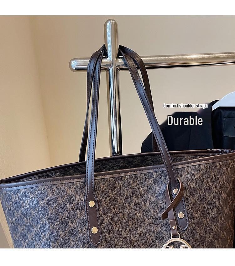 2025 Large Capacity M Letter Autumn/Winter Tote: Versatile European & American Shoulder Handbag