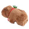 Brown Capybara Plush Papa Circle Stuffed Animals Lovely Capybara Wrist Circle  Kid Gift