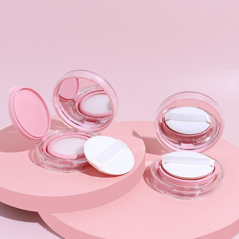Portable Foundation Empty Air Cushion Puff Box Diy Box With Mirror Bb Cream Cosmetic Case Container With Sponge Makeup Tools