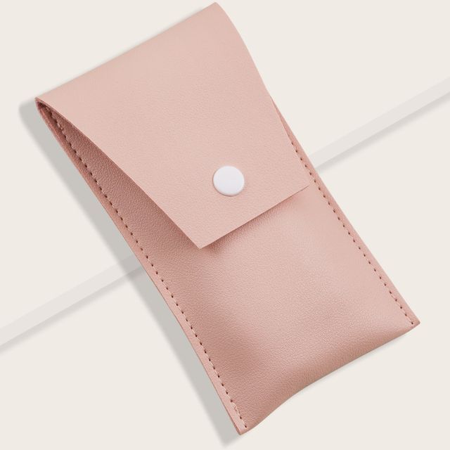 Strich der Schönheit - Kosmetikpinseltasche aus Kunstleder