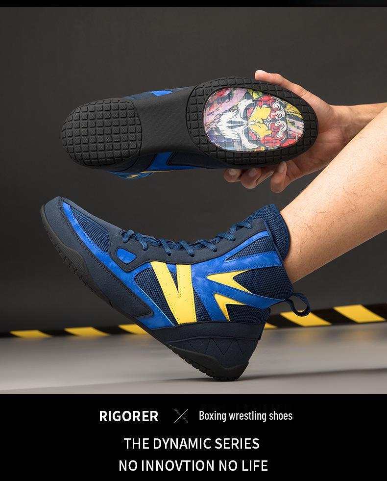 QJ-99-5 Unisex Plus Size Boxing & Sanda Non-Slip Training Shoes