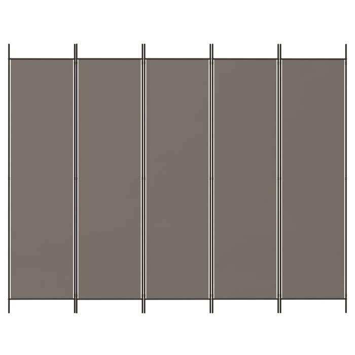 VidaXL Room Divider 5 Panels Folding Room Separator Divider Privacy Screen Paravent Living Room Decoration 350188