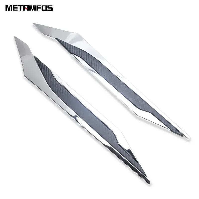 Accessories For Toyota Rav4 Rav 4 - 2024 2025 Chrome Head Light Lamp Eyelid Eyebrow Headlight Molding Trim