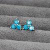 Korean Earrings Geometric Triangle Color Piercing Ear Stud Ximang Seller in Europe and America Mini Bone Studs Simple