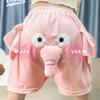 Elephant Shorts Casual Pants Slits Elastic Home Casual Shorts Pant
