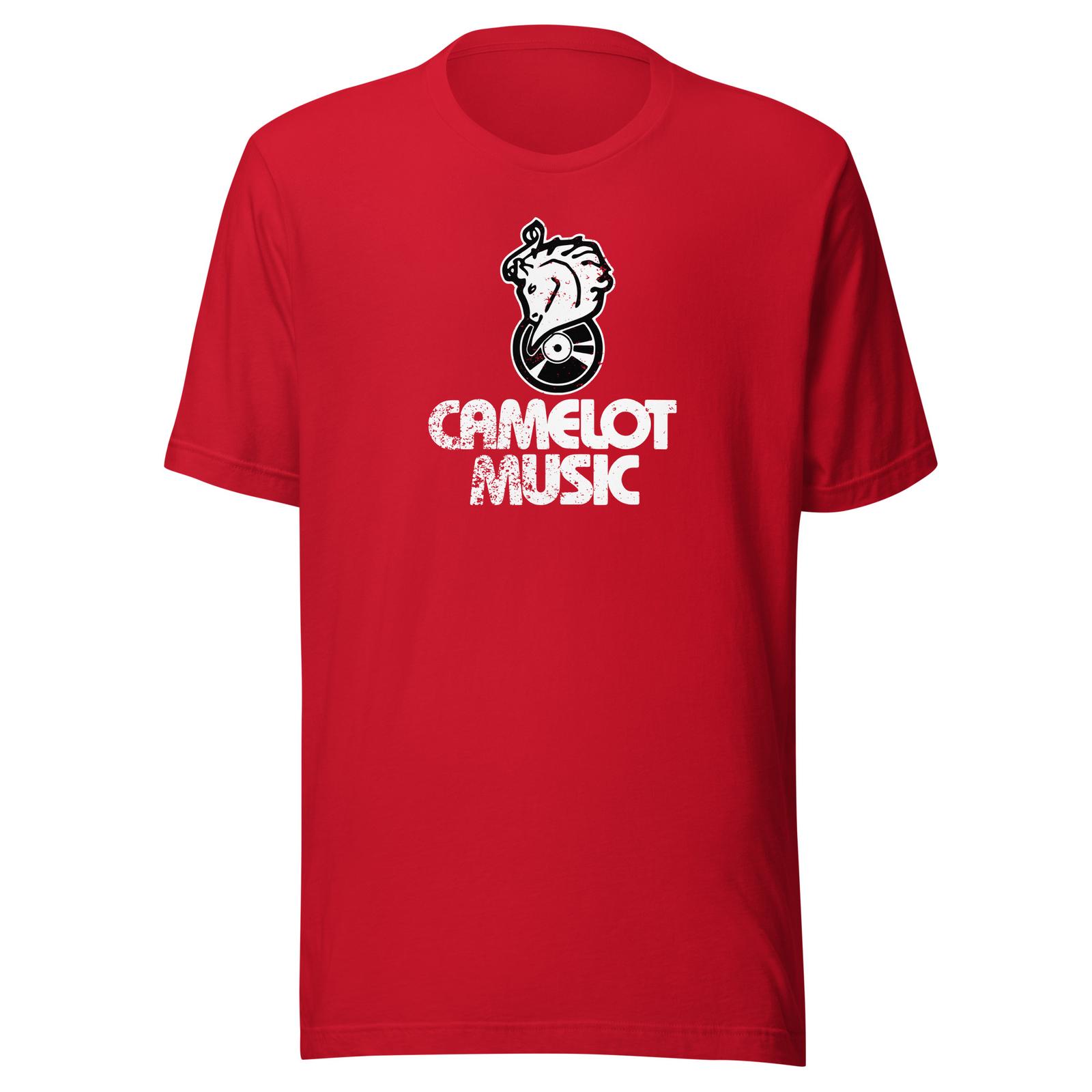 Camelot Music Retro 1980s T Shirt | Vintage Mens & Women s Old School Tee XXL