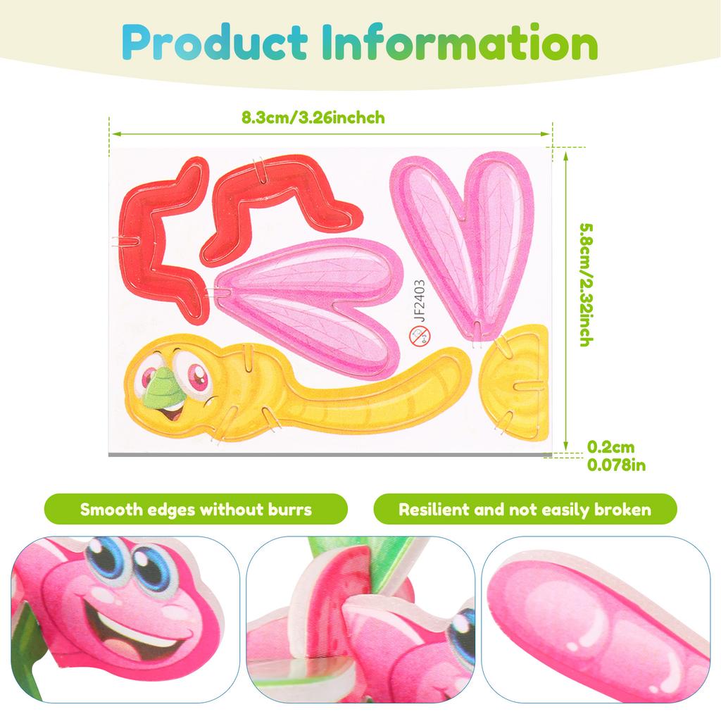 25Pcs Cartoon Animal DIY Paper Jigsaw Educational Puzzles Toy Kid Birthday Party Favors Kindergarten Rewards Children's Day Gift
