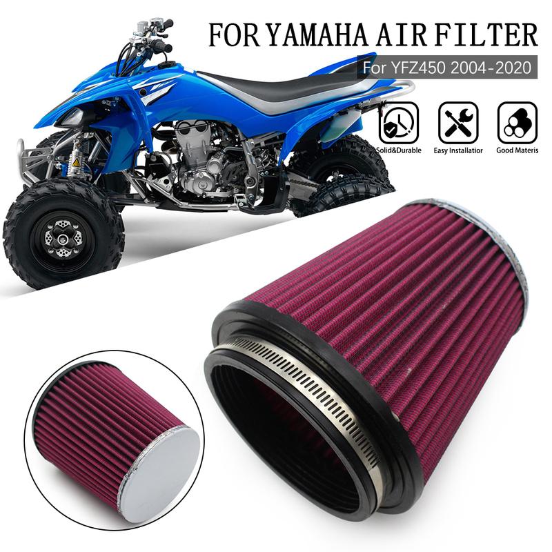 Motorrad High Flow Luftfilter passend für Yamaha YFZ450 2004-2009 YFZ450X 2010-2011 YFZ450R 2009