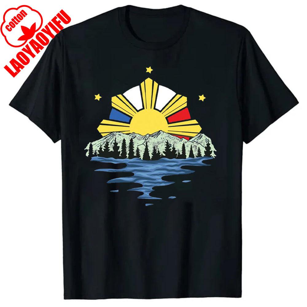 

ZX Футболка НОВАЯ ОГРАНИЧЕННАЯ Филиппинский флаг Премиум Отличная идея для подарка Футболка Филиппинский флаг Летняя мужская футболка 3XL