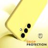 Liquid Silicone Case for SM Galaxy S25 S24 S21 FE S23 S22 Ultra Plus Shockproof Matte Candy Color Soft Cover Shell