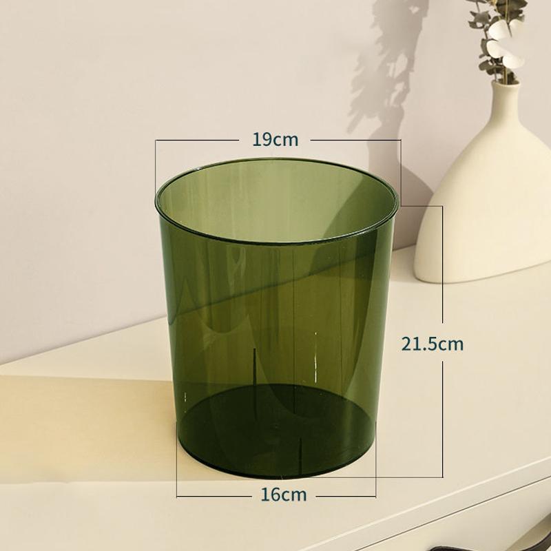 Transparante Prullenbak Zonder Deksel Afvalbak Thuis Kantoor Bureau Afval Afvalcontainer Afvalmand Keuken Vuilnisbak