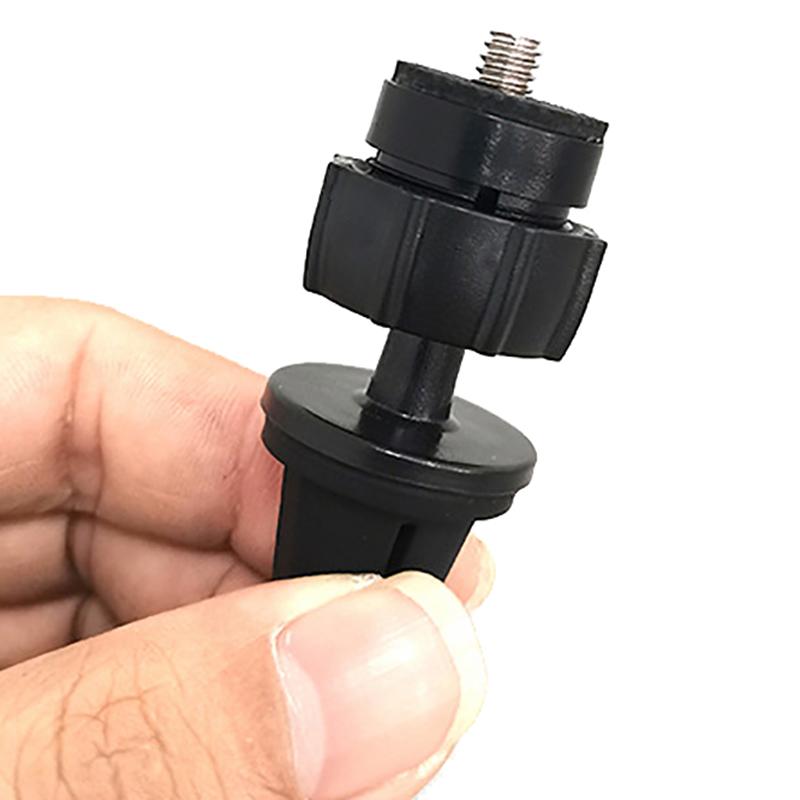 1/4 Screw To 17Mm Ball Head Mount Interface Plastic Joint Adapter For Phone Camera Car Mounting Tripods Monitors Gps Bracket