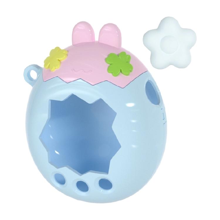 Handheld Game Console Shell Accessory for Paradise Virtual Pet Device, PC Cover with Ear Top Styling and Matching Button Piece Set