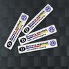 OPQ1 Car Accessories 3D Metal Alloy Car Motorsport Logo Body Trunk Sticker for Volkswagen VW  Golf 6 7 8 Passat CC 4 Motion MTM Blue