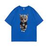 Rapper Ken Carson Kitty Print T Shirt Regular Men Hip Hop Loose Tshirt Male Fashion Cotton Street Tees Funny Men's Short Sleeve