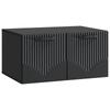 Wall Mounted TV Cabinet Black 59.5 X 41 X 30 Cm