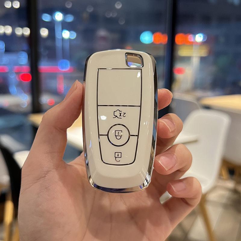 Drop-proof Key Case for Ford Mondeo, Edge, Explorer, Focus, Escape, and EVOS