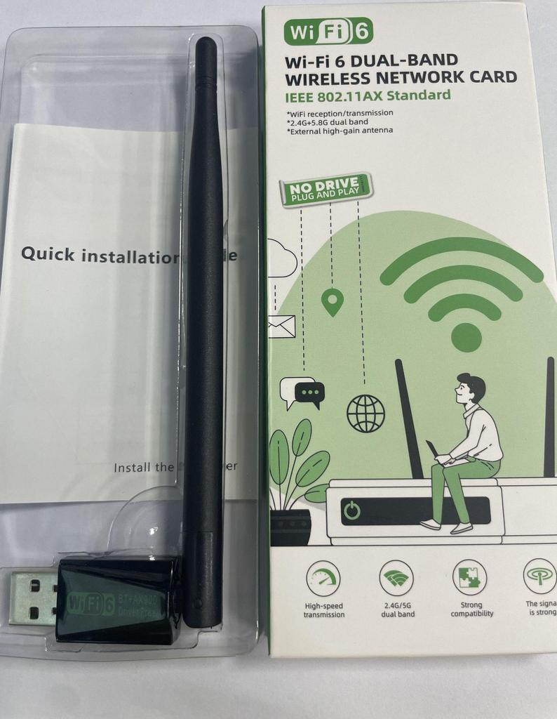 Dual-Band USB WiFi & Bluetooth Adapter: Driver-Free Wireless Network Receiver