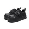 New thick-soled Velcro fleece thickened warm small black shoes heightening shoes comfortable board shoes