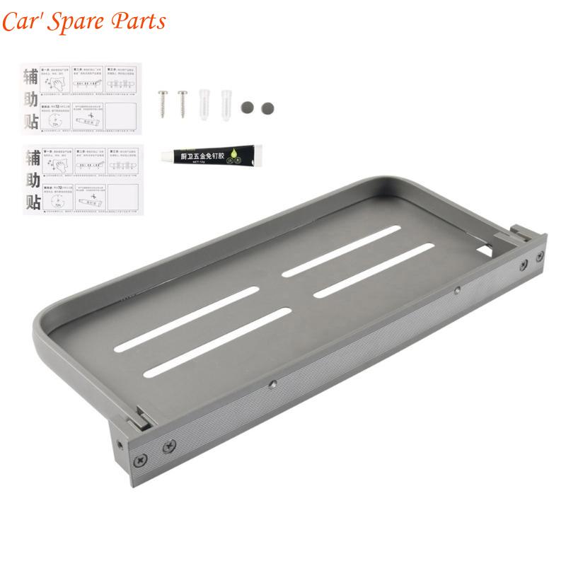 Y4UA RVs Interior Aluminum Wall Shelf Fold Down Design Provide Efficient Storage Option Kitchen And Living Space Organization