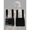 Patch Panel Molle Velcro Molle Patch Holder Board Base Hook Airsoft (Black)