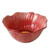 Flower Porcelain Plate Red Flowers Tableware Dining Plate Ceramic Bowl Coffee Cup Mug Household Tableware Set Table Kitchen Tool