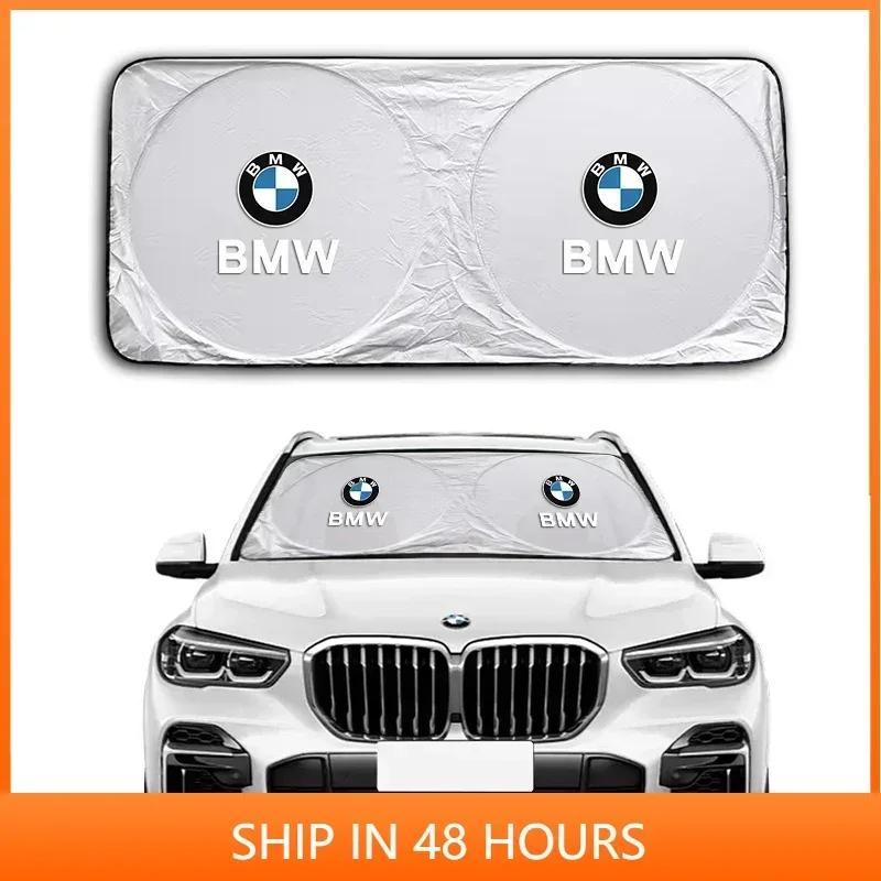 MZIZ2 For BMW Performance F25 F26 F15 F16 E90 E91 E92 E60 E84 G22 G32 F13 F36 G30-Car Windshield Sun Shade Visor UV Protection Shield