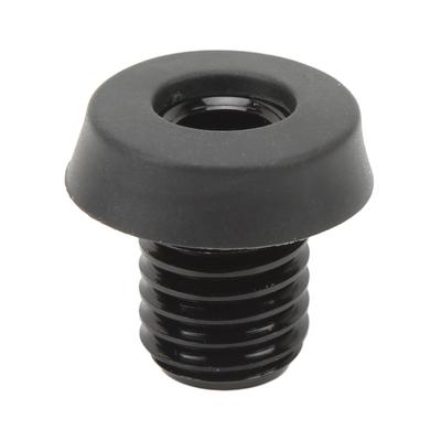 Billiard Cue Bottom Cover Aluminum Alloy Plastic Rear Plug Pool Stick Bumper Protector Black