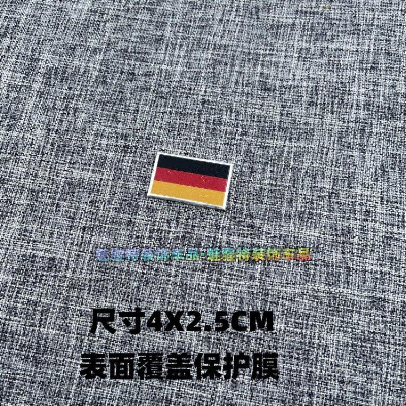 Car Aluminum Sticker Modified UK Germany Italy France Russia Color Scratch Decorative Sticker Random Sticker Tail Sticker