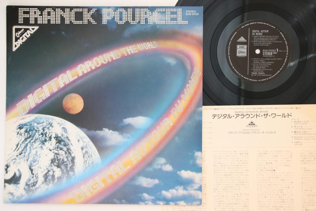 LP Record FRANCK POURCEL - Digital Around The World EOS91032 EMI 1981 Japan Soul/Funk Used