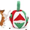 Christmas Gift Pet Dog Toy Play Ball Puzzle Food Hiding Sound Decompression Game Interactive Training Teeth Grinding