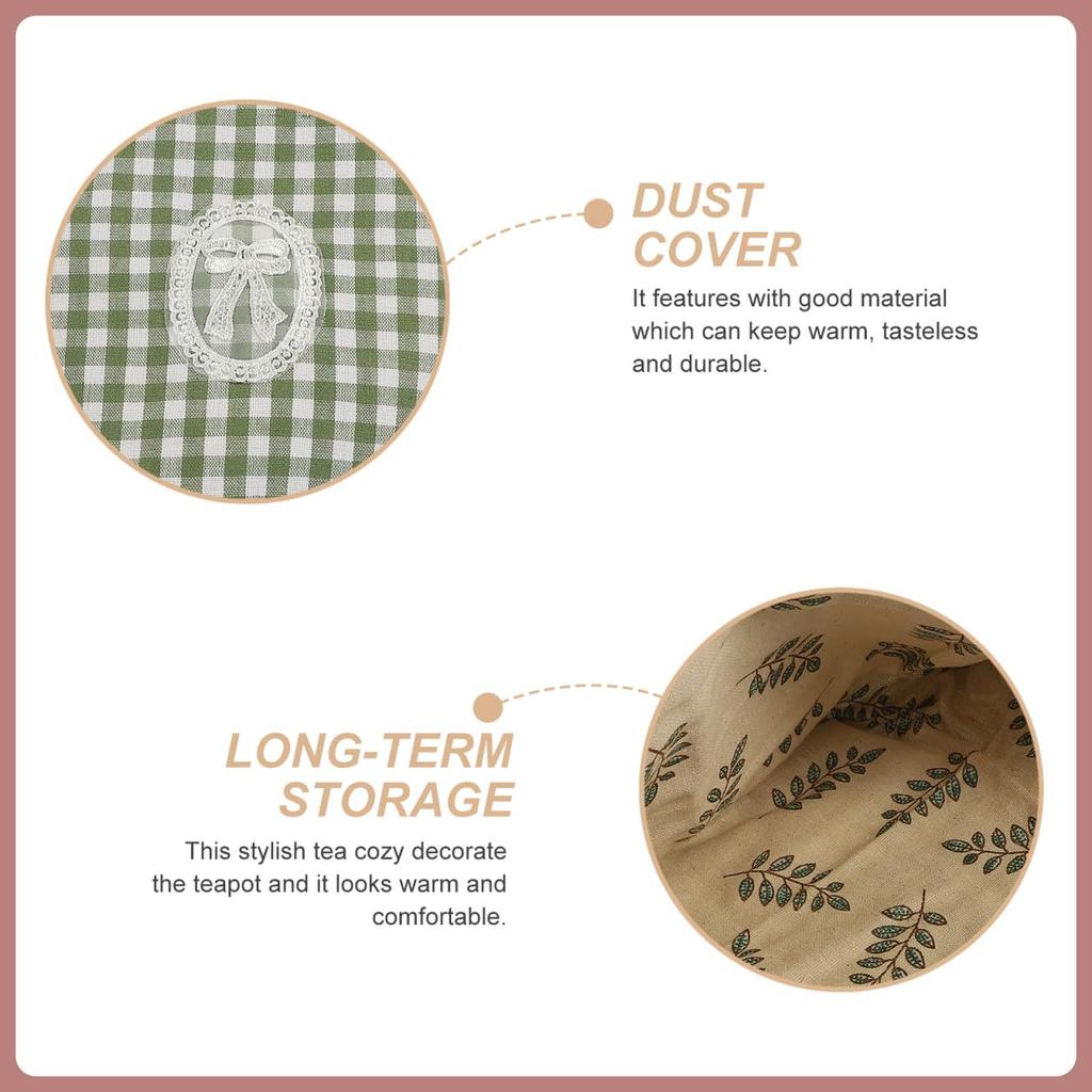 Cabilock Teapot Insulated Cover, Food Cover, Insulated Cover for PET Bottles, Soup Jar, Tea Pot Cover, Tea Flower Cover, Tea Cozy, British Style,