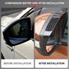 2Pcs Car Rearview Side Mirror Rain Shield Cover for Ford Ecosport 2013 - 2021 Eyebrow Shelter Sticker Trim Styling Accessories