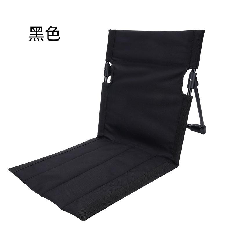 

Foldable Camping Chair Outdoor Garden Park Single Lazy Chair Backrest Cushion Picnic Camping Folding Back Chair Beach Chairs Set