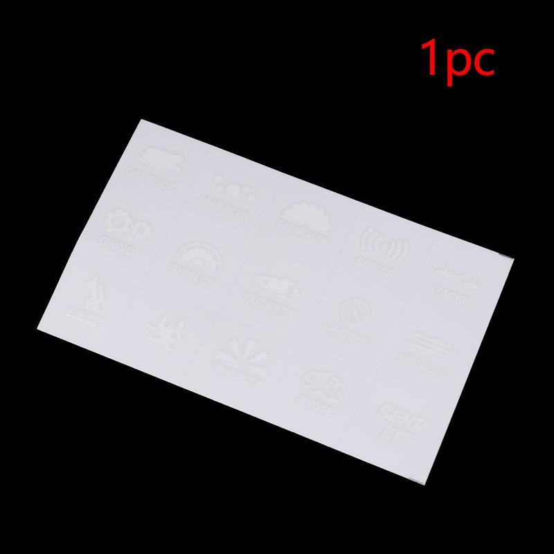 

1/2/3Pcs Creative Car Switch Button Stickers Dashboard Console Label Decals Self-Adhesive Decorations For Car Truck 1Pcs