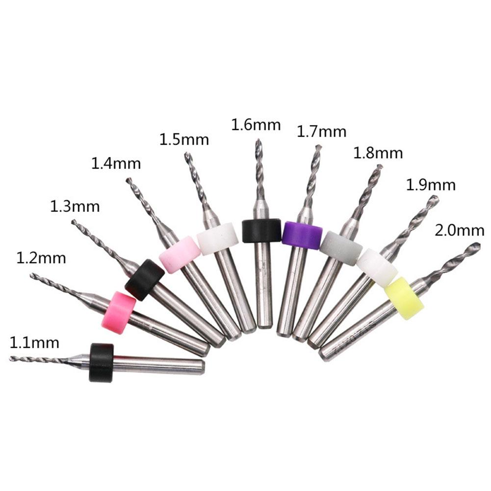 30 Pieces Carbide PCB Drill Bits Set for Accurate Metal and Circuit Board Drilling with 3 175mm Shank Diameter