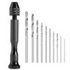 Pin Vise Hand Drill Craft Blade Sharp Small Precision Manual Twist DIY No Power Supply for Crafts and Carving 10-Piece Set, Tools, 0.8-3mm Set, Tools,