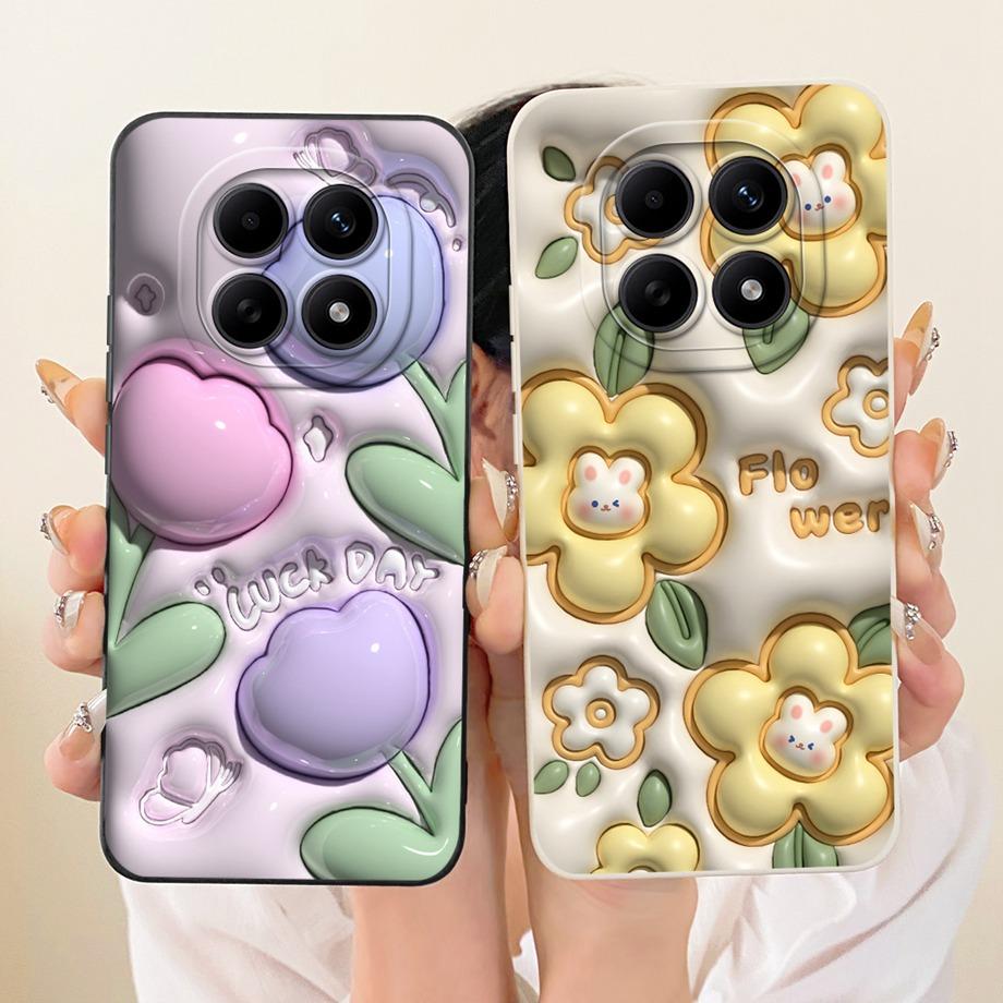 Blumen Gänseblümchen Sonnenblumen Hüllen Für Xiaomi Redmi Note 15 15Pro 15 Pro+ Handyhülle Poco M8 Pro Abdeckung Silikon Weich Stoßfest Hülle