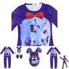 Sundrop Fnaf Toy Bear Cosplay Costume Bodysuit Jumpsuit Mask Glove For Kids' Halloween Party