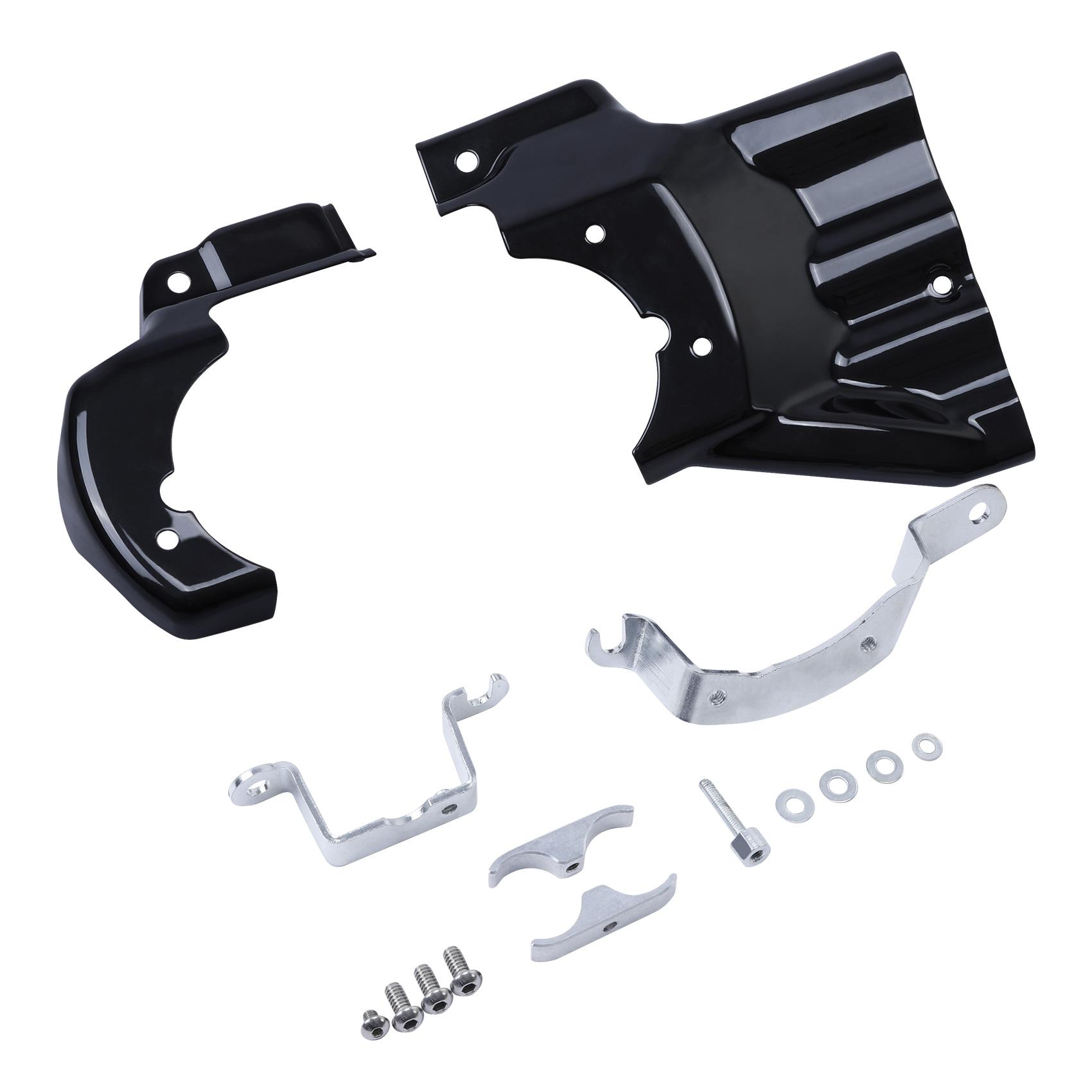 

Engine Transmission Interface Cover For Harley Softail 2007-2017 Slim Fat Boy Deluxe Heritage Softail Classic Custom Motorcycle чёрный