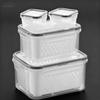 6 Sealed Food Storage Containers - Suitable for Microwave Ovens and Refrigerators