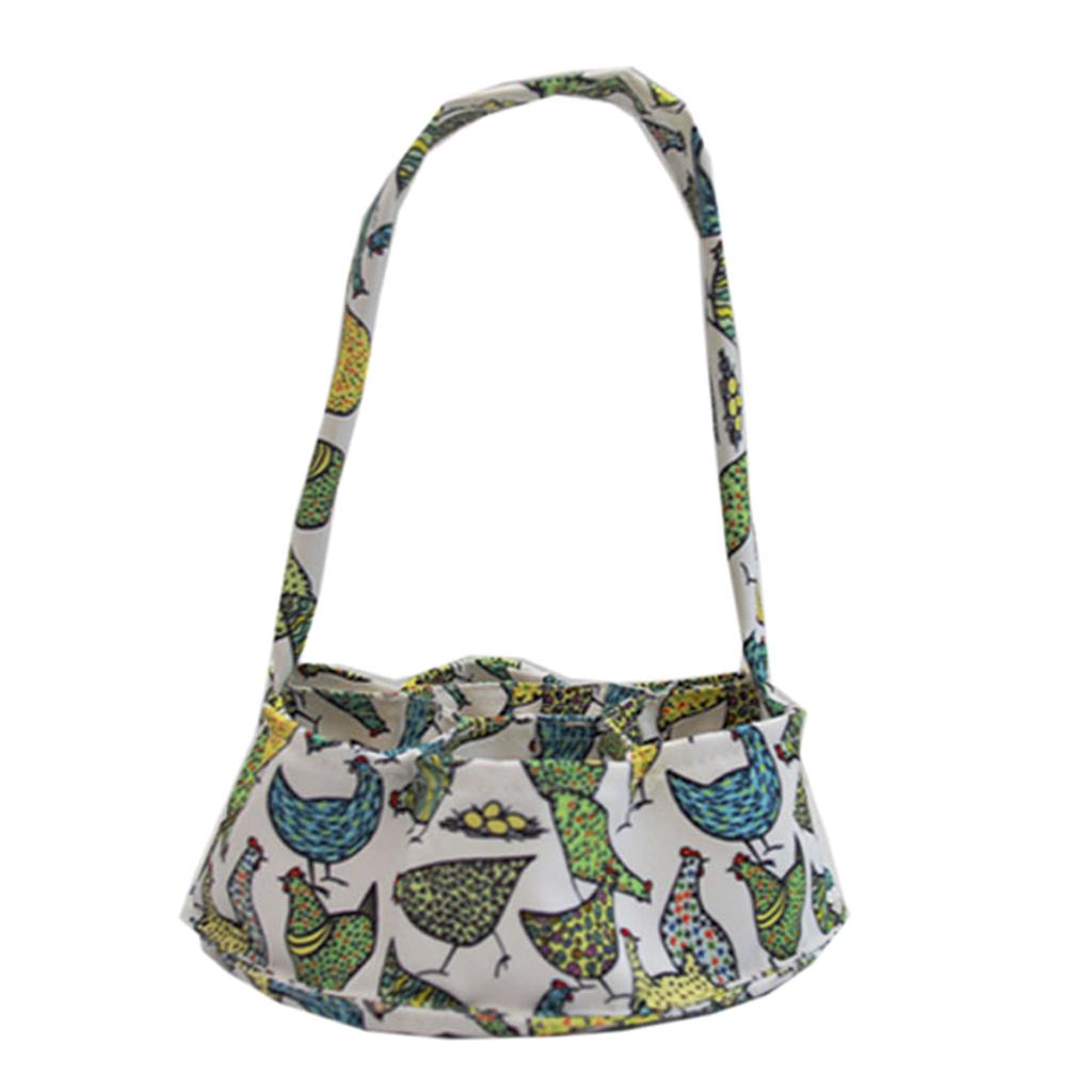 Yumurta Toplama Çantaları Kanvas Sepet Taze Yumurtalar için 7 Cepli Taşınabilir Yumurta Taşıma Çantası Çiftlik Evi ve Kümes Hayvanları için