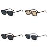 Classic Black Frame Square Sunglasses With Uv Protection For Casual And Night Out