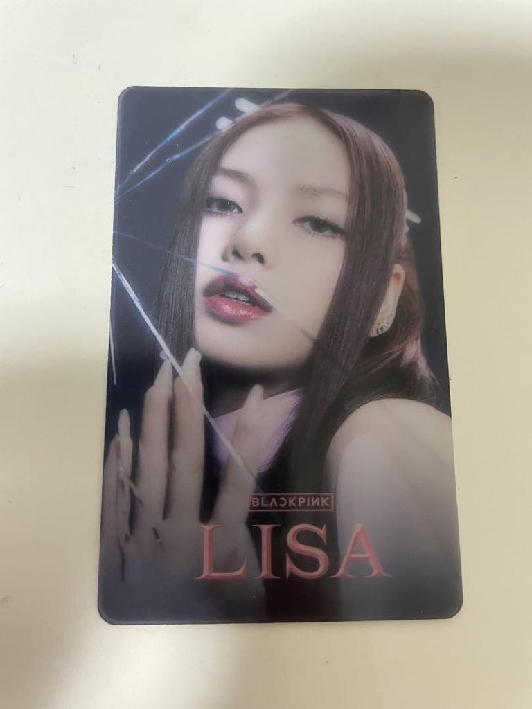 [USED] BLACKPINK Trading Card Case and Rosé and Lisa Trading Cards