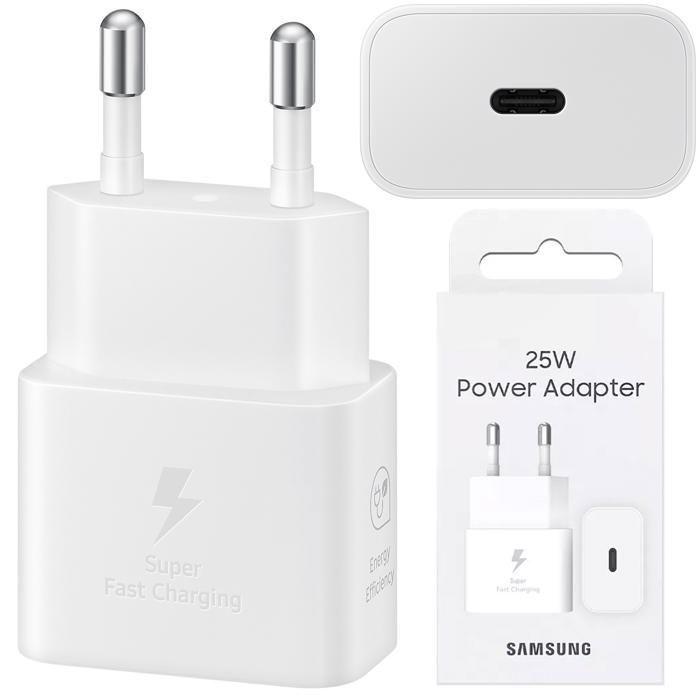 Chargeur secteur USB-C 25 W - Samsung - EP-T2510 - Blanc